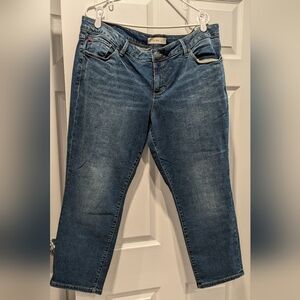 NWOT slink cropped jeans 20W